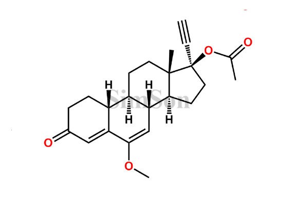 6-Dehydro-6-methoxy Norethindrone Acetate