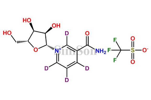 Nicotinamide Riboside D4 Triflate(D4-Major)