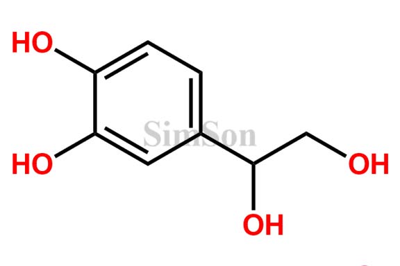 4-(1,2-dihydroxyethyl)benzene-1,2-diol
