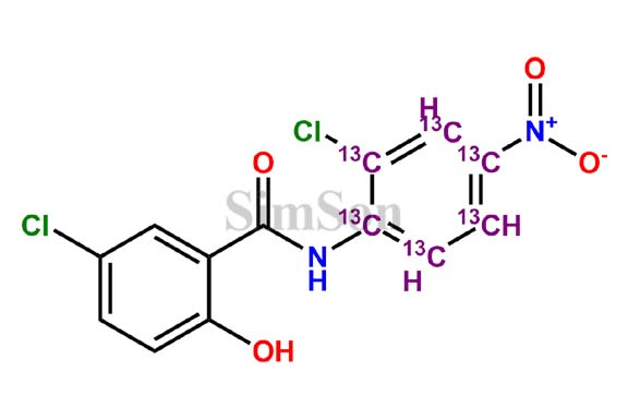 Niclosamide-13C6