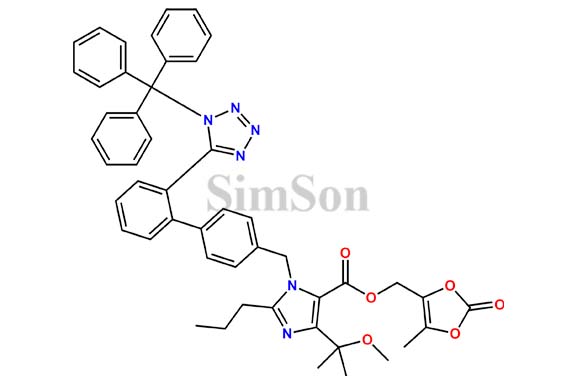 Trityl Olmesartan Medoxomil Methoxy Impurity