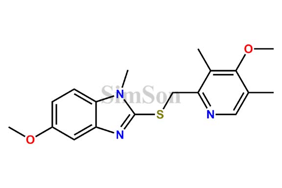 Omeprazole Sulfide N1-Methyl 5-Methoxy Analog