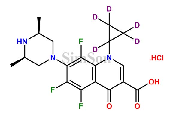 Orbifloxacin D5 Hydrochloride