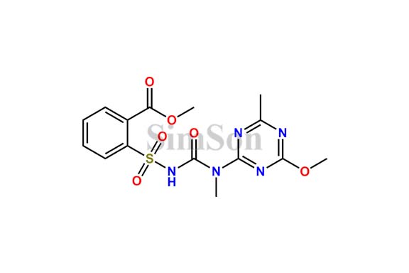 methyl 2-(N-((4-methoxy-6-methyl-1,3,5-triazin-2-yl)(methyl)carbamoyl)sulfamoyl)benzoate