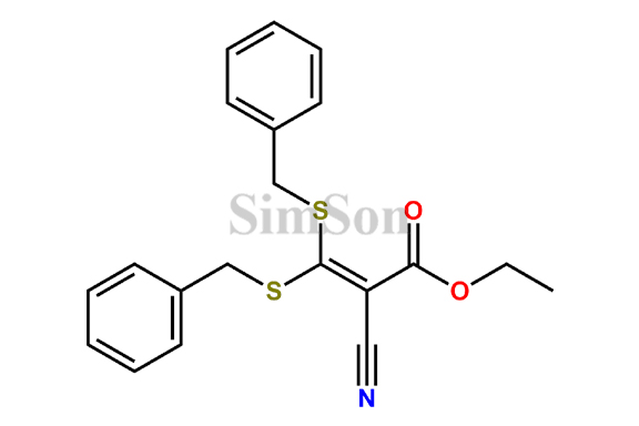 Ethyl 3,3-bis(benzylthio)-2-cyanoacrylate