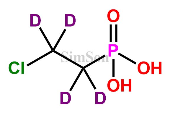 (2-Chloroethyl) Phosphonic Acid D4
