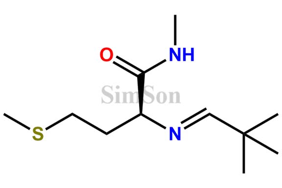 Butanamide,2-[(2,2-dimethylpropylidene)amino]-N-methyl-4-(methylthio)-,(S)