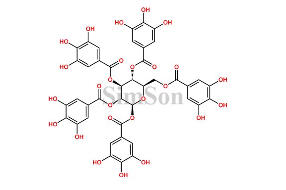 1,2,3,4,6-Penta-O-galloyl-beta-D-glucopyranose