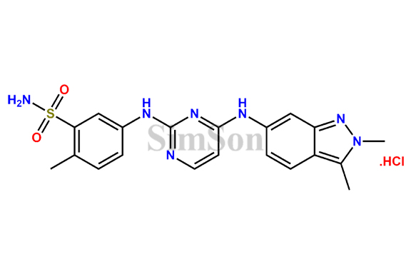 Pazopanib Metabolite M27 Hydrochloride