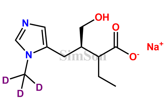 Pilocarpine EP Impurity B-d3 Sodium Salt (Mixture of Diastereomers)