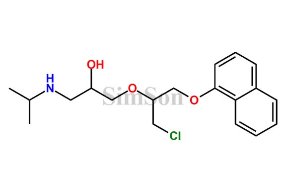 Isopropylamino chloro Propranolol Impurity