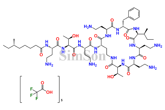 Polymyxin B1-I Pentatrifluoroacetate