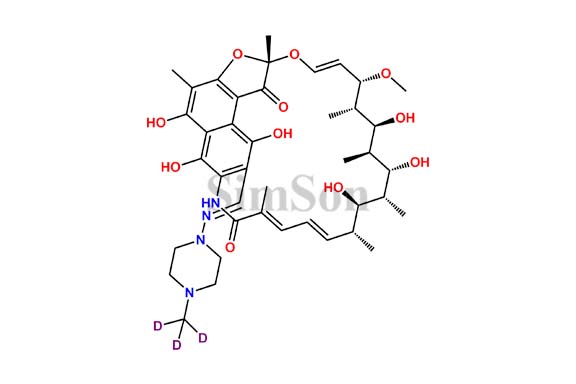 25-Desacetyl Rifampicin D3