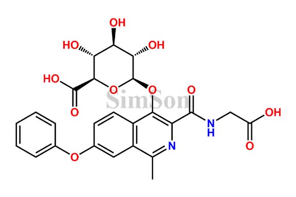 Roxadustat-O-Glucuronide