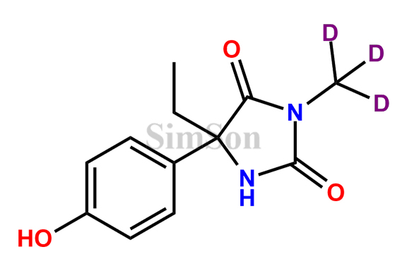 (+/-)-4-Hydroxy Mephenytoin-D3