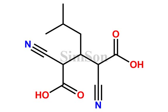 2,4-Dicyano-3-isobutylpentanedioic acid