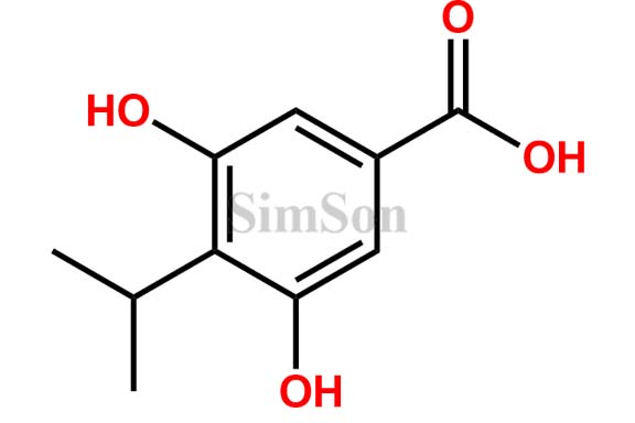 3,5-dihydroxy-4-isopropylbenzoic acid