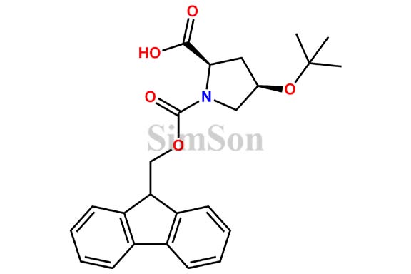 1,2-Pyrrolidinedicarboxylic acid, 4-(1,1-dimethylethoxy)-,1-(9H-fluoren-9-ylmethyl) ester, (2R,4R)