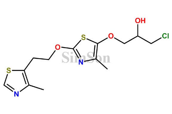 1-chloro-3-({4-methyl-2-[2-(4-methyl-1,3-thiazol-5-yl)ethoxy]-1,3-thiazol-5-yl} oxy) propan-2-ol