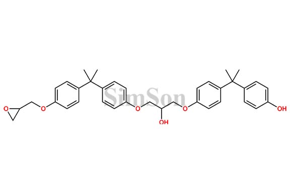 4-(2-(4-(2-hydroxy-3-(4-(2-(4-(oxiran-2-ylmethoxy)phenyl)propan-2-yl)phenoxy)propoxy)phenyl)propan-2-yl)phenol