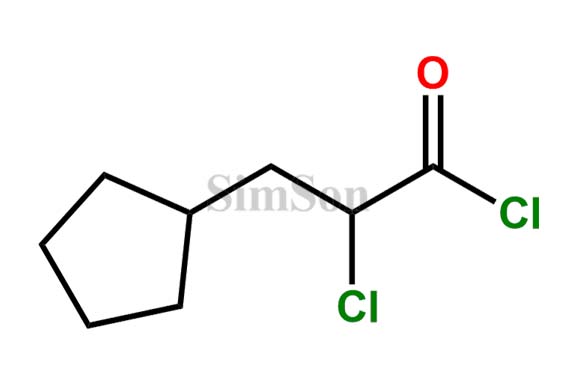 2-Chloro-3-cyclopentylpropanoyl chloride