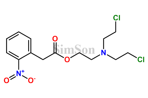 2-[bis(2-chloroethyl)amino]ethyl 2-(2-nitrophenyl)acetate