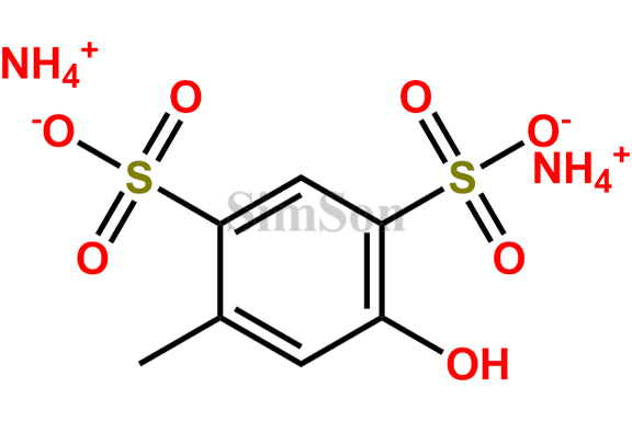 Diammonium salt of m-cresol-4,6-disulfonic acid