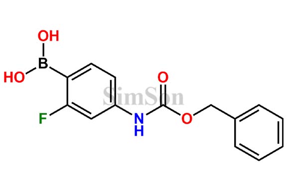 4-(benzyloxycarbonylamino)-2-fluorophenylboronic acid