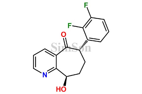 (6S,9R)-6-(2,3-Difluorophenyl)-6,7,8,9-tetrahydro-9-hydroxy-5H-cyclohepta[b]pyridin-5-one