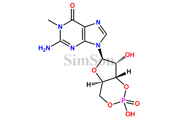 1-Methylguanosine cyclic 3`,5`-phosphate