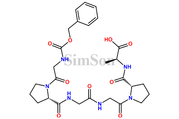 Benzyloxycarbonylglycyl-L-Prolylglycylglycyl-L-Prolyl-L-Alanine