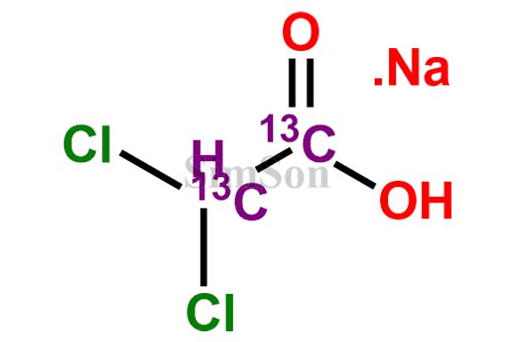 Acetic-1,2-13C2 acid, 2,2-dichloro-, sodium salt