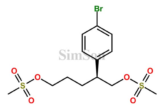 (S)-2-(4-Bromophenyl)Pentane-1,5-Diyl Dimethanesulfonate