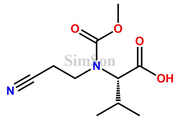 N-(2-Cyanoethyl)-N-(methoxycarbonyl)-L-valine