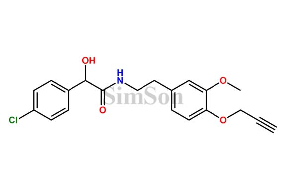 2-(4-chlorophenyl)-2-hydroxy-N-(3-methoxy-4-(prop-2-yn-1-yloxy)phenethyl)acetamide