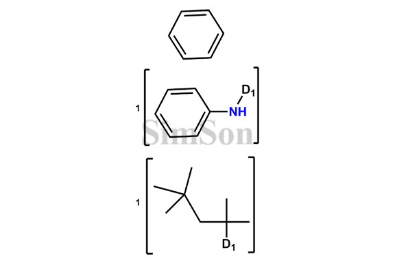 N-Phenyl-ar-(1,1,3,3-tetramethylbutyl)benzenamine