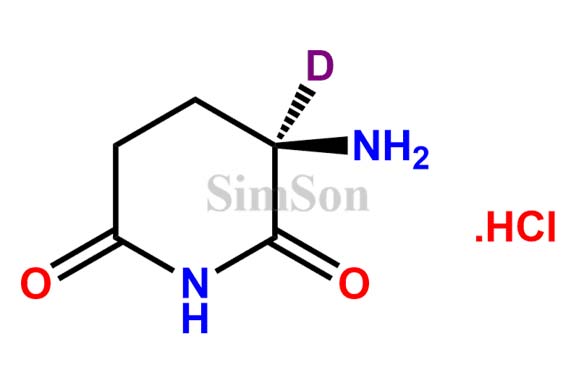 (R)-3-Amino(piperidine-3-d1)-2,6-dione Hydrochloride