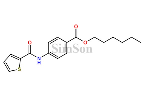 Hexyl 4-(thiophene-2-carboxamido)benzoate