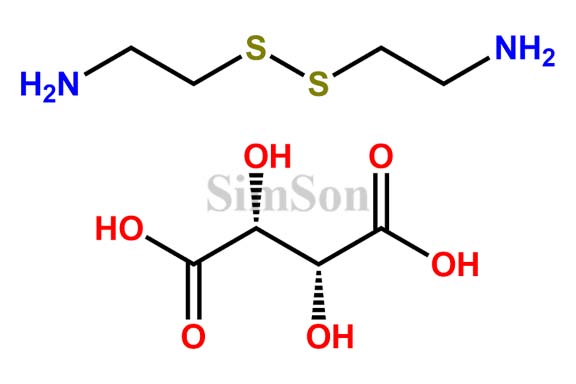 2,2`-Disulfanediyldiethanamine (2R,3R)-2,3-Dihydroxysuccinate