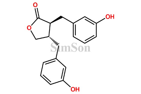 (3S,4S)-3,4-bis(3-hydroxybenzyl)dihydrofuran-2(3H)-one