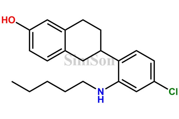6-(4-chloro-2-(pentylamino)phenyl)-5,6,7,8-tetrahydronaphthalen-2-ol