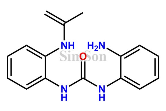 1-(2-aminophenyl)-3-(2-(prop-1-en-2-ylamino)phenyl)urea