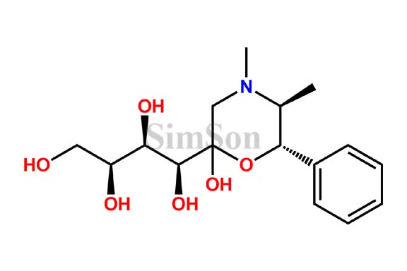 (1S,2R,3S)-1-((5S,6S)-2-hydroxy-4,5-dimethyl-6-phenylmorpholin-2-yl)butane-1,2,3,4-tetraol