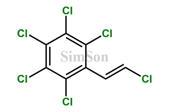 (E)-1,2,3,4,5-Pentachloro-6-(2-chlorovinyl)benzene