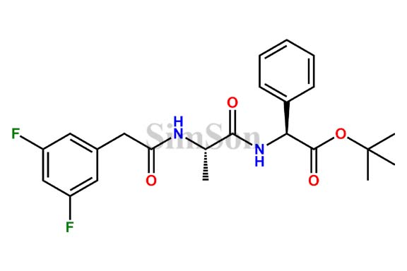 N-[N-(3,5-Difluorophenacetyl-L-alanyl)]-S-phenylglycine t-butyl ester
