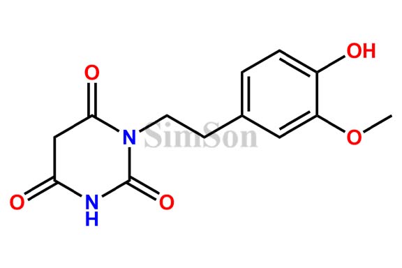 1-(4-hydroxy-3-methoxyphenethyl)pyrimidine-2,4,6(1H,3H,5H)-trione