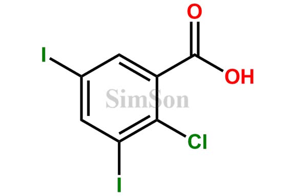 2-Chloro-3,5-diiodobenzoic acid