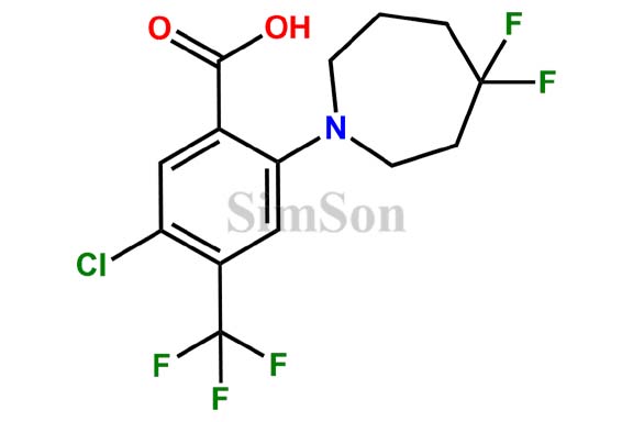 5-chloro-2-(4,4-difluoroazepan-1-yl)-4-(trifluoromethyl)benzoic acid