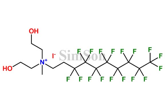 (2-(Perfluorooctyl)-1-ethyl)bis(2-hydroxyethyl)methylammonium iodide