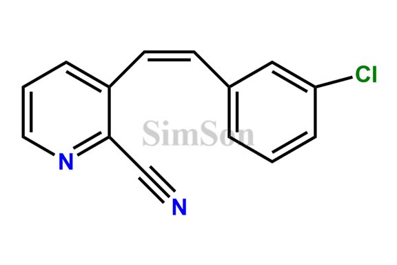 (Z)-3-(3-chlorostyryl)picolinonitrile